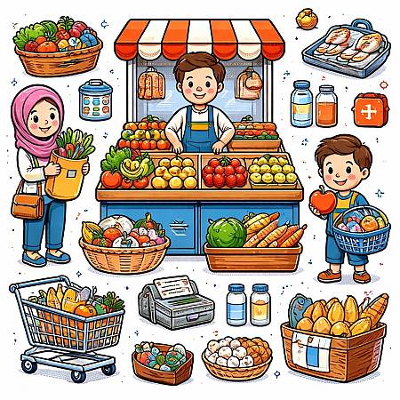 Kosakata Bahasa Arab Bertema Pasar