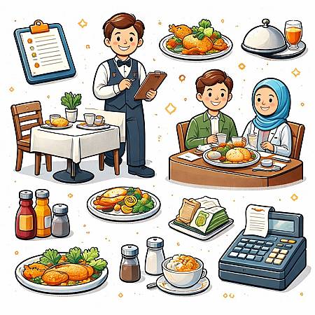Kosakata Bahasa Arab Bertema Restoran