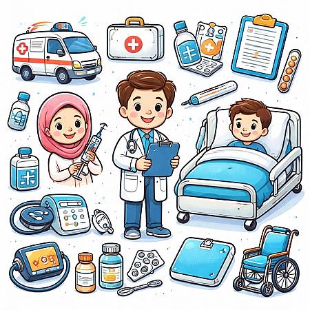 Kosakata Bahasa Arab Bertema Rumah Sakit