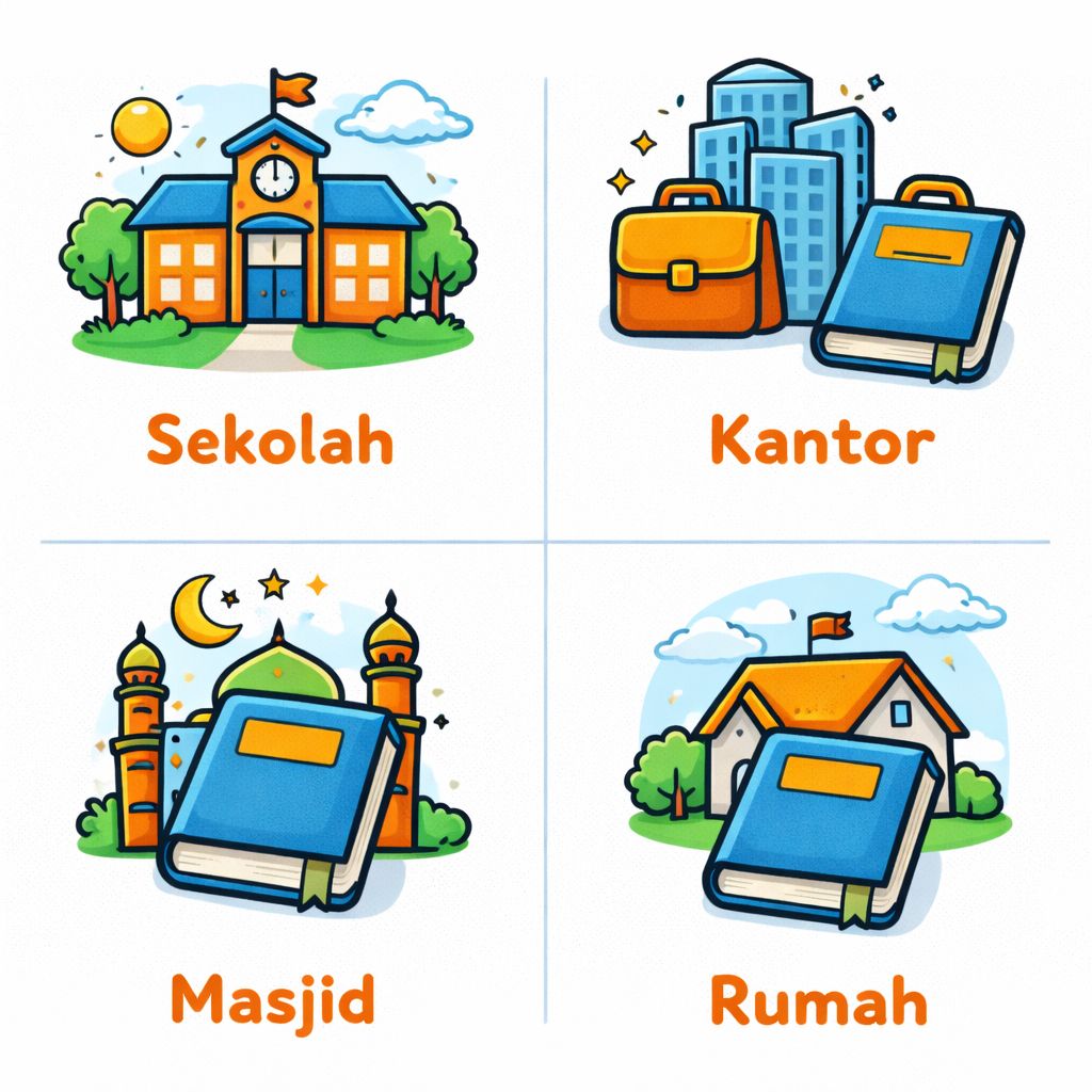 Koleksi Kosakata Bahasa Arab dengan Bertema
