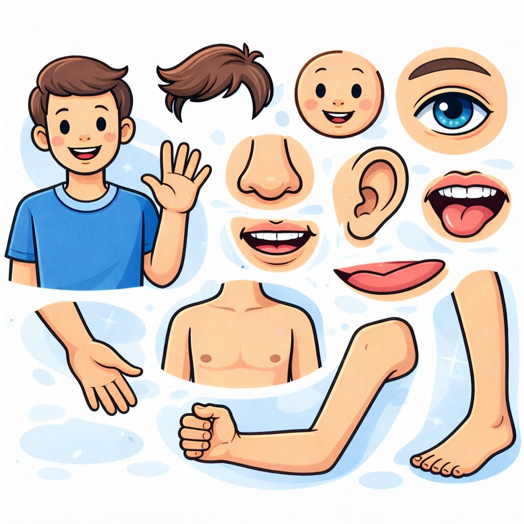 Kata Bahasa Arab bertema Anggota Tubuh