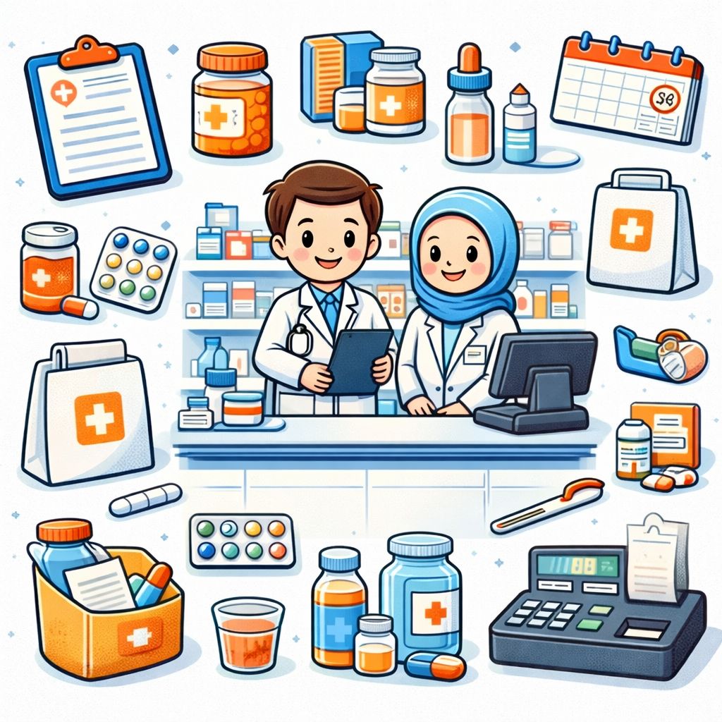 Kata Bahasa Arab bertema Apotek