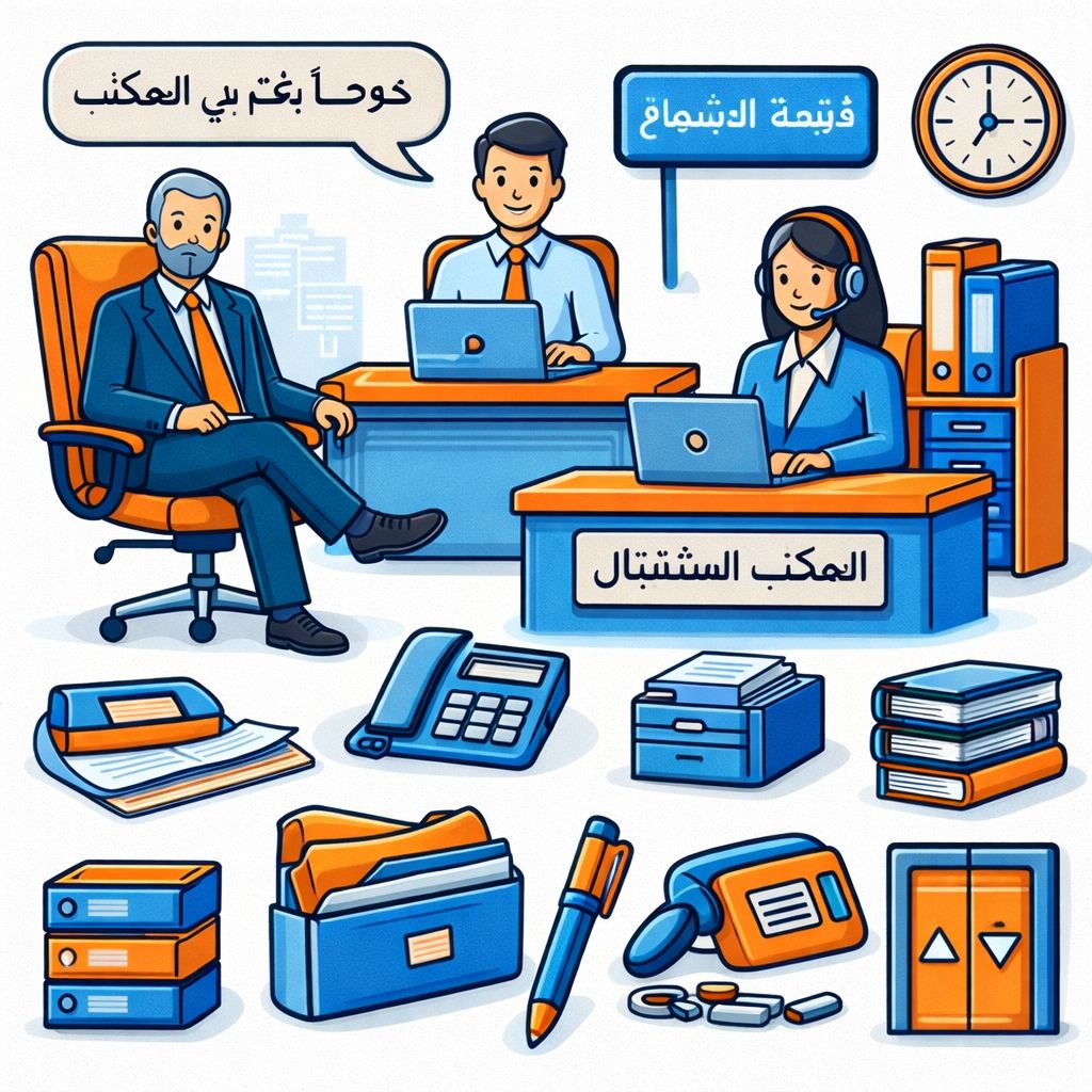 Kata Bahasa Arab bertema Kantor