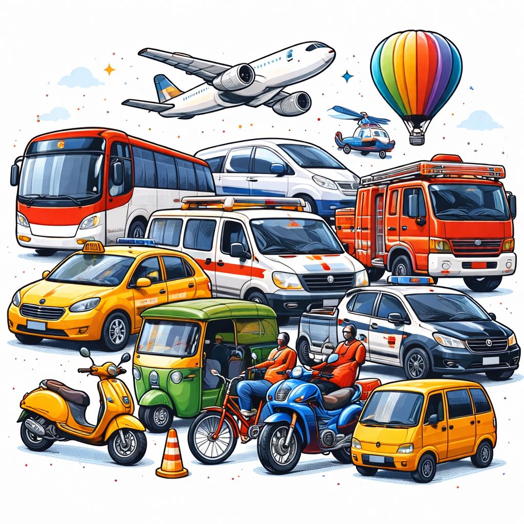 Kata Bahasa Arab bertema Kendaraan