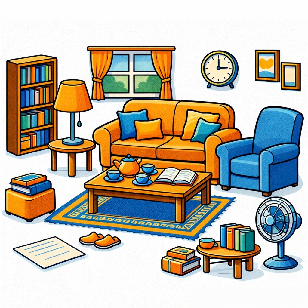 Kata Bahasa Arab bertema Ruang Tamu