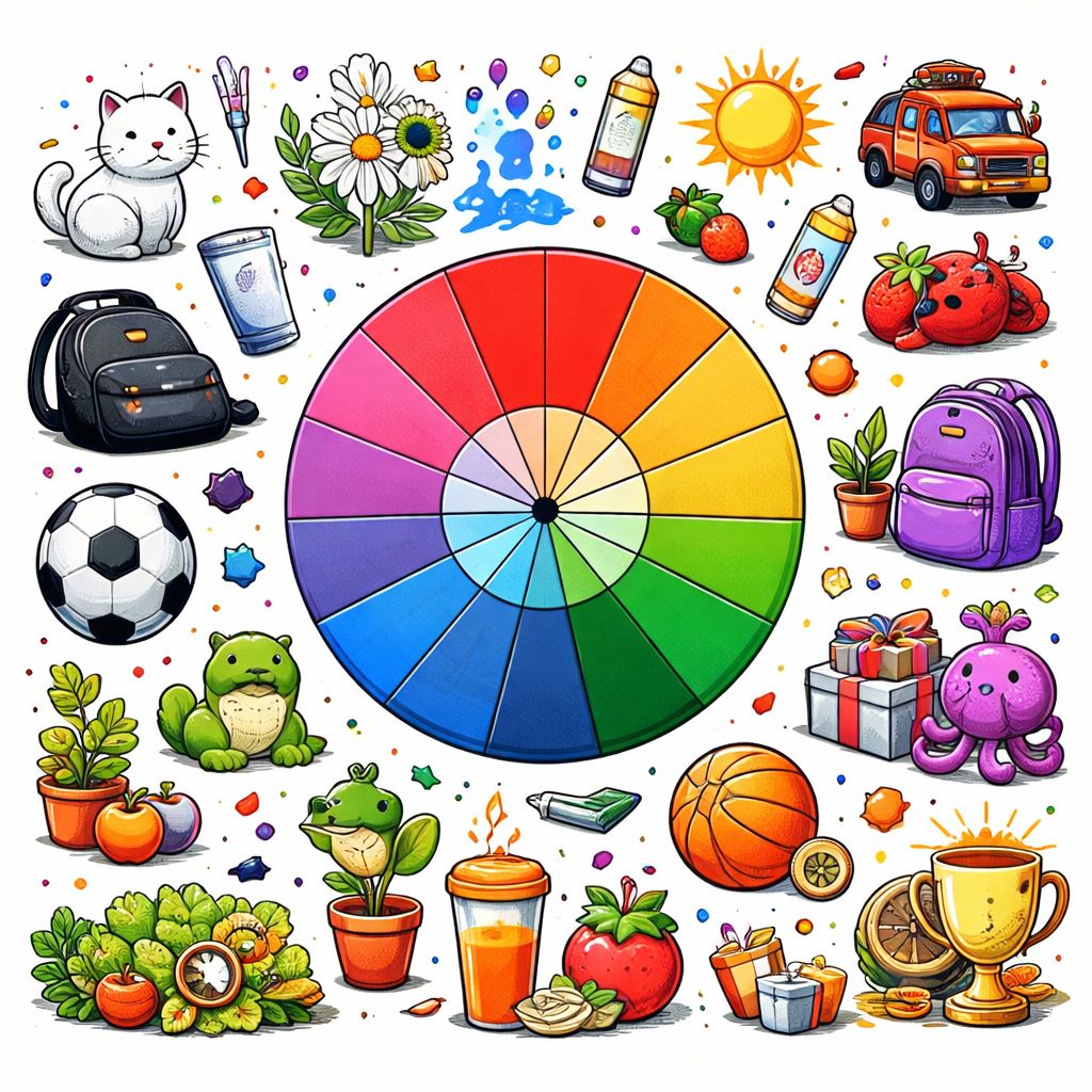 Kata Bahasa Arab bertema Warna